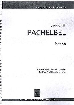 Johann Pachelbel Notenblätter Kanon