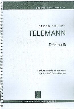 Georg Philipp Telemann Notenblätter Tafelmusik