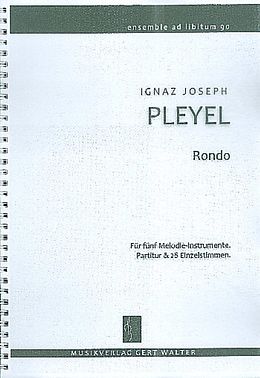 Ignaz Joseph Pleyel Notenblätter Rondo