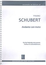Franz Schubert Notenblätter Andante con moto