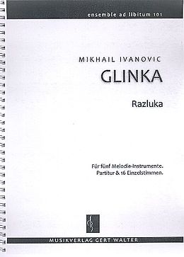 Michael Iwanowitsch Glinka Notenblätter Razluka
