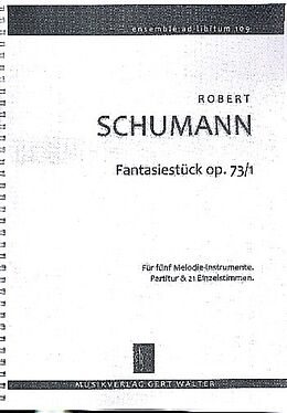 Robert Schumann Notenblätter Fantasiestück op.73,1