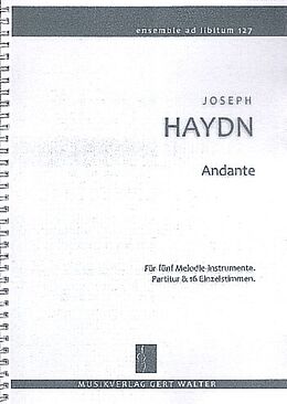 Franz Joseph Haydn Notenblätter Andante