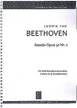 Ludwig van Beethoven Notenblätter Rondo op.51,1
