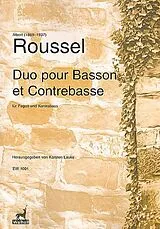 Albert Charles Paul Roussel Notenblätter Duo