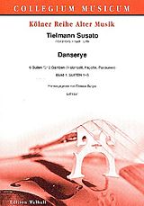 Tielman Susato Notenblätter Danserye Band 1 (Suiten Nr.1-3)