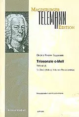 Georg Philipp Telemann Notenblätter Sonate c-Moll TWV42-c5