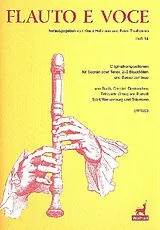  Notenblätter Flauto e voce Band 14
