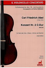Friedrich Abel Notenblätter Konzert C-Dur Nr.2 WKO60