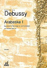 Claude Debussy Notenblätter Arabeske Nr.1