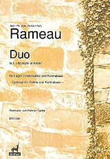 Jean Philippe Rameau Notenblätter Duo aus Hipplyte et Aricie
