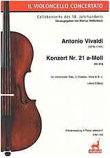 Antonio Vivaldi Notenblätter Konzert a-Moll Nr.21 RV418