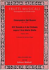 Gioanpietro Del Buono Notenblätter 14 Sonaten sopra Ave maris stella
