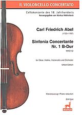 Friedrich Abel Notenblätter Sinfonia Concertante G-Dur Nr.1