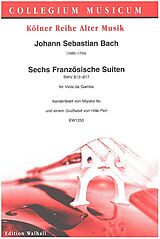 Johann Sebastian Bach Notenblätter 6 Französische Suiten BWV 8212 - 817