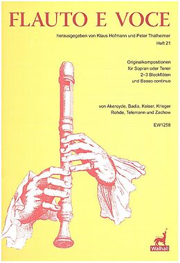  Notenblätter Flauto e Voce Band 21
