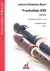 Johann Sebastian Bach Notenblätter Präludium Nr.12 BWV891