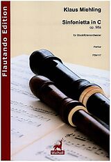 Klaus Miehling Notenblätter Sinfonietta in C op.98a