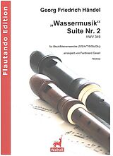 Georg Friedrich Händel Notenblätter Wassermusik Suite Nr.2 HWV349