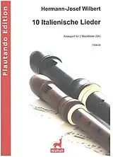  Notenblätter 10 Italienische Lieder