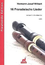  Notenblätter Französische Lieder