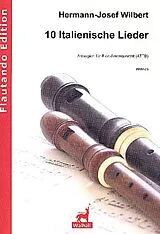  Notenblätter 10 italienische Lieder