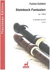 Fulvio Caldini Notenblätter Steinbock-Fantasien op.116a