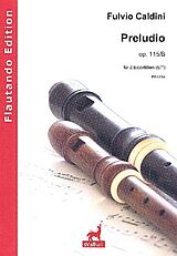 Fulvio Caldini Notenblätter Preludio op.115b