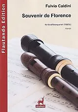 Fulvio Caldini Notenblätter Souvenir de Florence für 4 Blockflöten