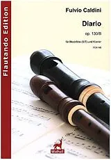 Fulvio Caldini Notenblätter Diario op.130b