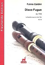 Fulvio Caldini Notenblätter Disco Fugue op.73b