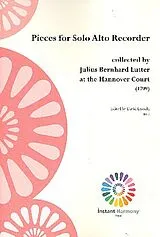  Notenblätter Pieces collected by Julius Bernhard Lutter at the Hannover Court