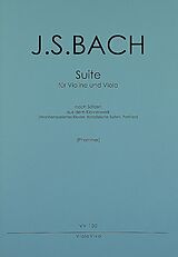 Johann Sebastian Bach Notenblätter Suite D-Dur