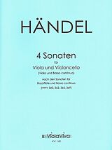 Georg Friedrich Händel Notenblätter 4 Sonaten