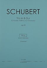 Franz Schubert Notenblätter Trio B-Dur op.99
