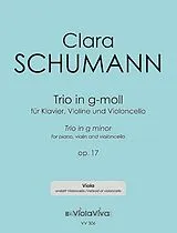 Clara Schumann Notenblätter Trio g-Moll op.17