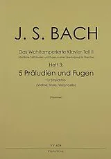 Johann Sebastian Bach Notenblätter Das Wohltemperierte Klavier Teil 2 Band 3