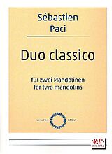 Sebastian Paci Notenblätter Duo classico