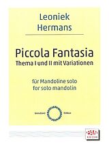 Leoniek Hermans Notenblätter Piccola Fantasia (Thema 1 und 2 mit Variationen)