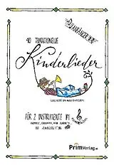 Notenblätter 40 traditionelle Kinderlieder