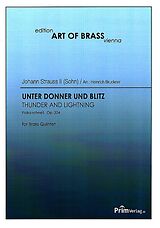 Johann (Sohn) Strauss Notenblätter Unter Donner und Blitz op.324