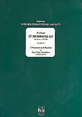 Wolfgang Amadeus Mozart Notenblätter Et incarnatus est KV427 für 3 Posaunen