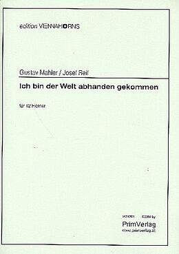 Gustav Mahler Notenblätter Ich bin der Welt abhanden gekommen