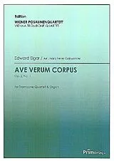 Edward Elgar Notenblätter Ave verum corpus op.2,1