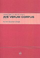 Edward Elgar Notenblätter Ave verum corpus op.2,1