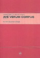 Edward Elgar Notenblätter Ave verum corpus op.2,1