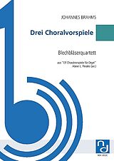 Johannes Brahms Notenblätter 3 Choralvorspiele