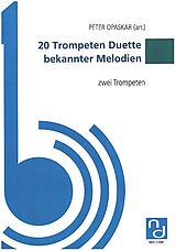 Barbara York Notenblätter 20 Trompeten-Duette bekannter Melodien