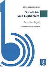 Arthur Frackenpohl Notenblätter Sonata für Solo-Euphonium