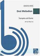 Edvard Hagerup Grieg Notenblätter 3 Melodien